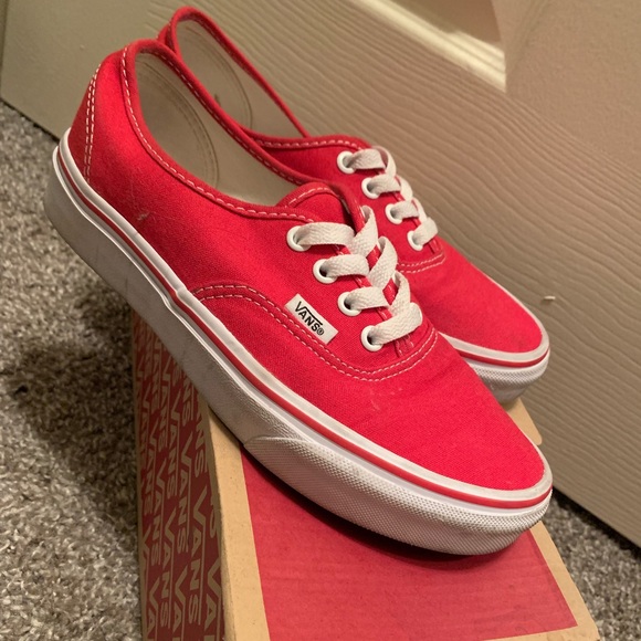 Red Vans - Picture 2 of 3